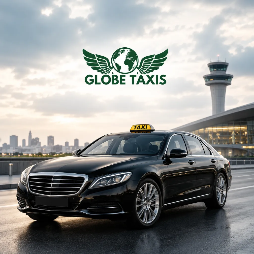 Eaton Bray Taxi to Luton Airport by Globe Taxis
