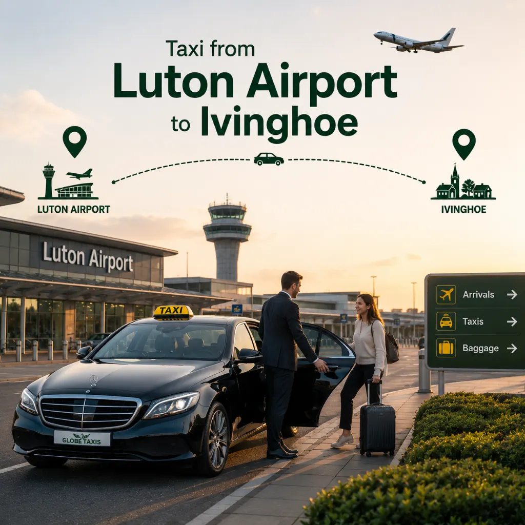 Taxi from Luton Airport to Ivinghoe