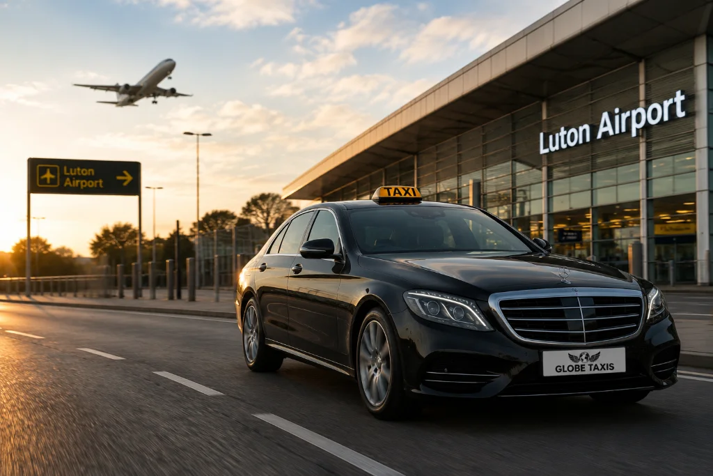Taxi from Luton Airport to Pitstone