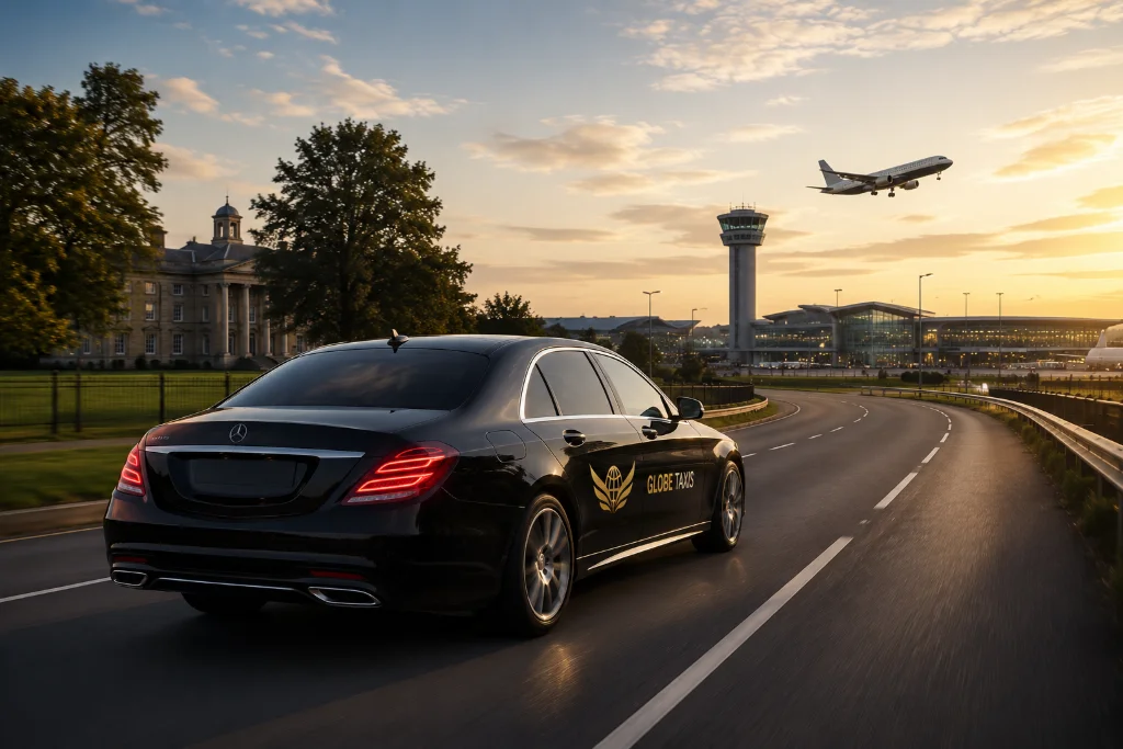 Taxi from Woburn to Luton Airport